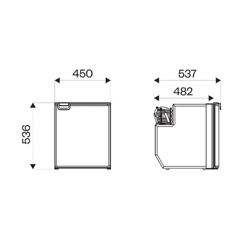 OFF Indel B Cruise Marine / Campervan / Caravan Fridge CR65 | 12/24V
