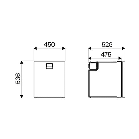 OFF Indel B Drawer Campervan / Caravan Fridge DR65 | 12/24V