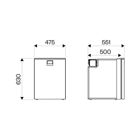 OFF Indel B Drawer Campervan / Caravan Fridge DR85 | 12/24V