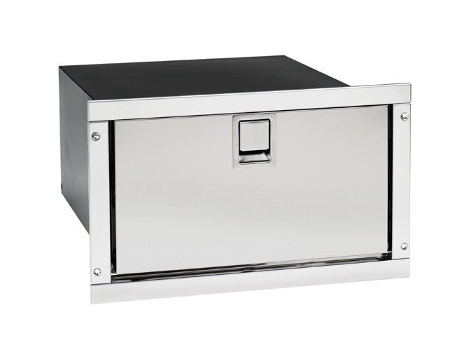 Isotherm Cruise CR36 Built In Drawer Marine / Campervan / Caravan Fridge | Inox Clean Touch