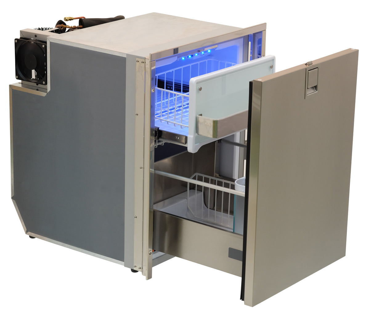 Isotherm | DR85 Drawer Marine / Campervan / Caravan Fridge | Inox Clean Touch