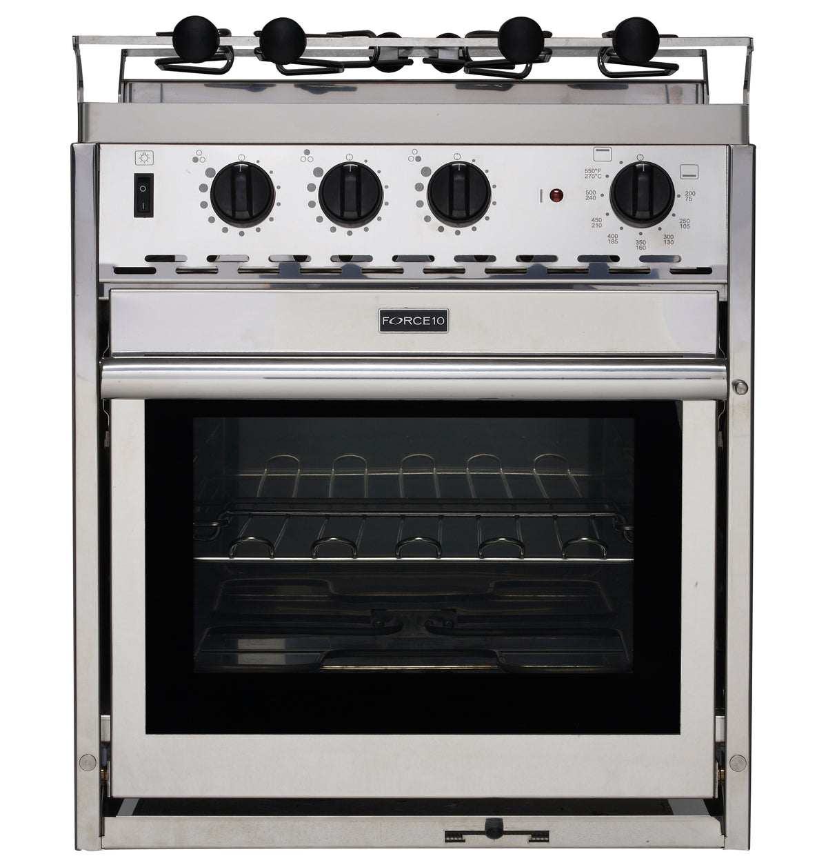 Force 10 3 Burner Ceramic Electric Marine / Campervan / Caravan Oven - F65336
