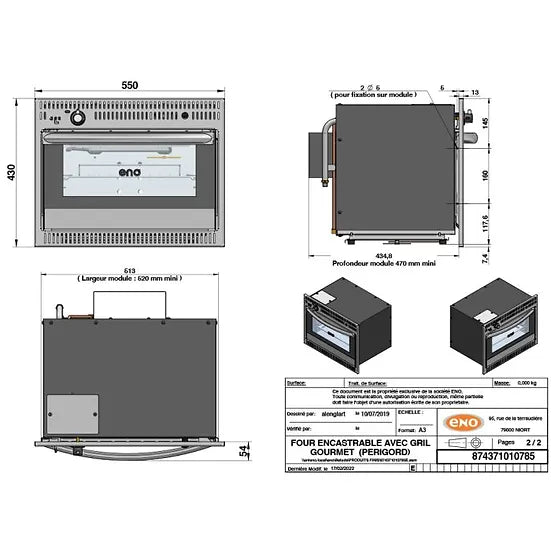 ENO Gourmet Wall Oven and Grill