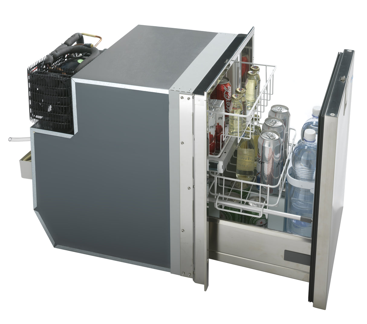Isotherm Inox Drawer DR65 Frost Free Marine Fridge
